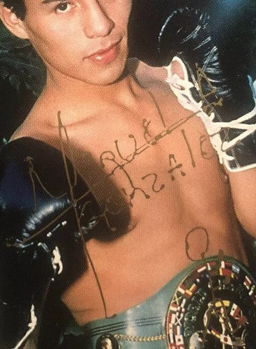 Miguel Angel Gonzalez Signed 1996 Ringside Boxing Card #8 with Seal COA