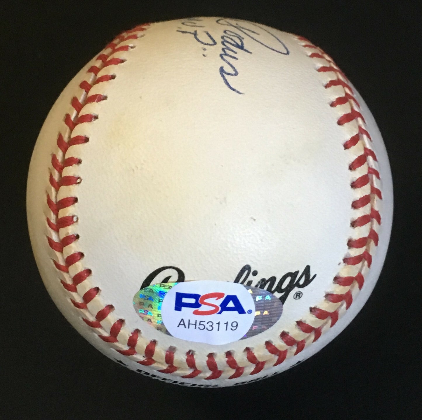 Johnny John Joseph Podres signed Full name Baseball 1955 WS MVP Auto Dodgers PSA