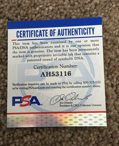 Ray Dandridge signed Official NL Baseball HOF Auto PSA COA Negroe Leagues