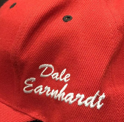 Dale Earnhardt Sr. All Red Hat #3 NASCAR One Size Snapback Cap New