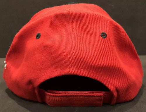 Dale Earnhardt Sr. All Red Hat #3 NASCAR One Size Snapback Cap New