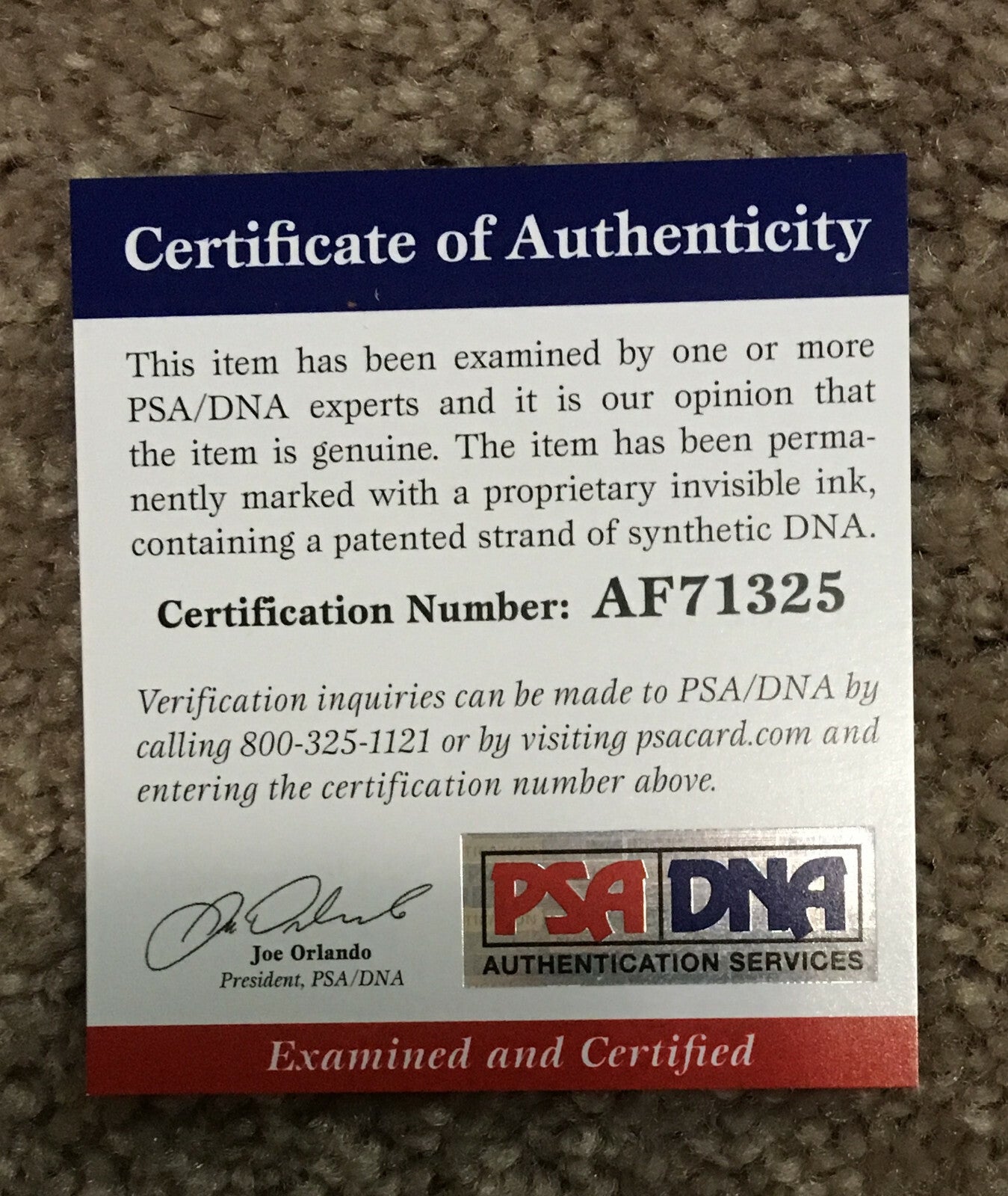Happy Chandler Signed Official NL Baseball Commisioner Autograph HOF PSA COA
