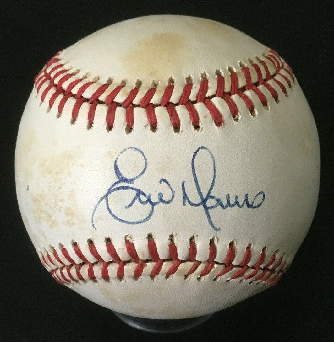 Eric Davis Reds Signed Official NL Baseball vintage Autograph Rare CBM COA