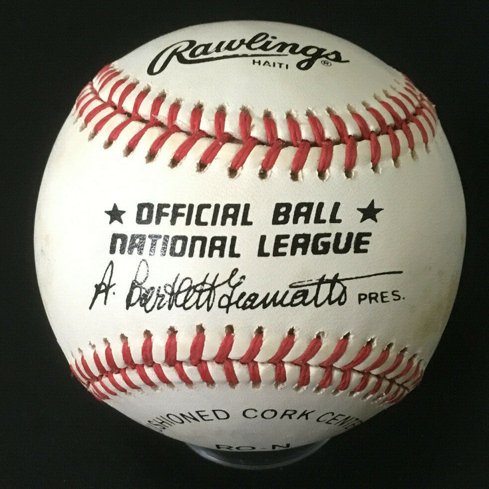 Eric Davis Reds Signed Official NL Baseball vintage Autograph Rare CBM COA