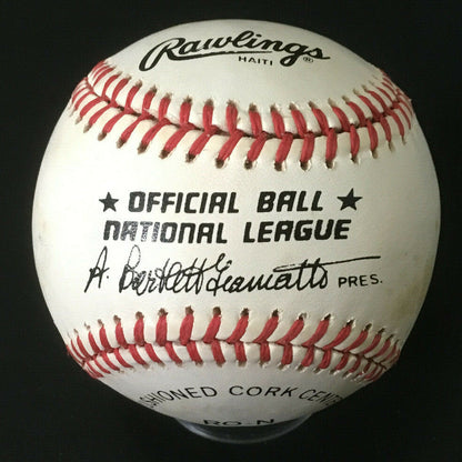 Eric Davis Reds Signed Official NL Baseball vintage Autograph Rare CBM COA