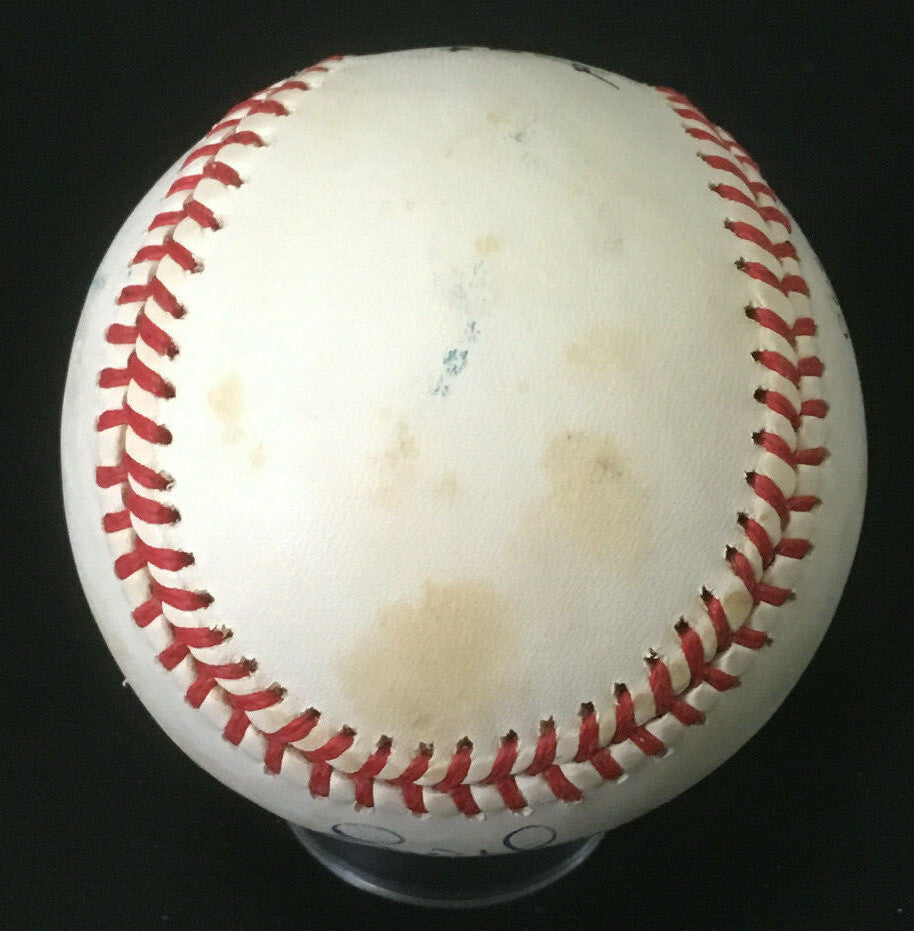 Eric Davis Reds Signed Official NL Baseball vintage Autograph Rare CBM COA