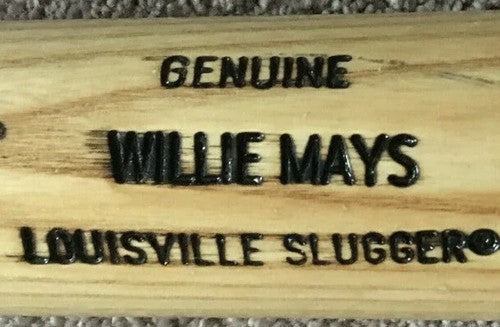 Willie Mays signed Game Model Louisville Slugger bat Mint Autograph HOF PSA COA