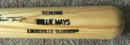Willie Mays signed Game Model Louisville Slugger bat Mint Autograph HOF PSA COA