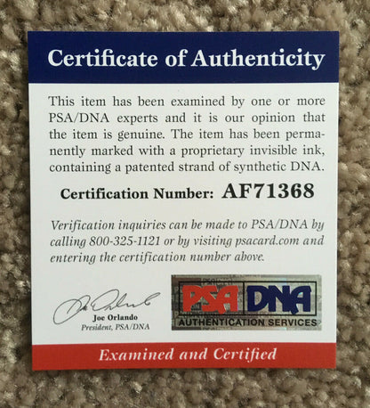 Ernie Banks Cubs HOF Christopher Paluso signed Legends Magazine 2 auto PSA COA