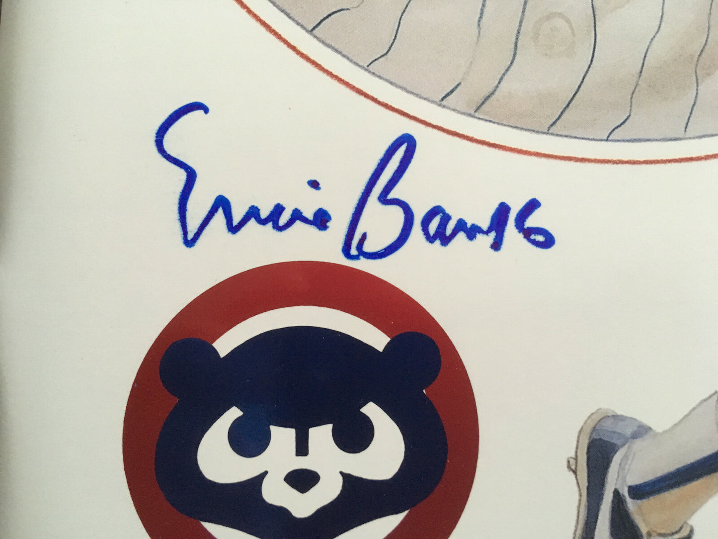 Ernie Banks Cubs HOF Christopher Paluso signed Legends Magazine 2 auto PSA COA