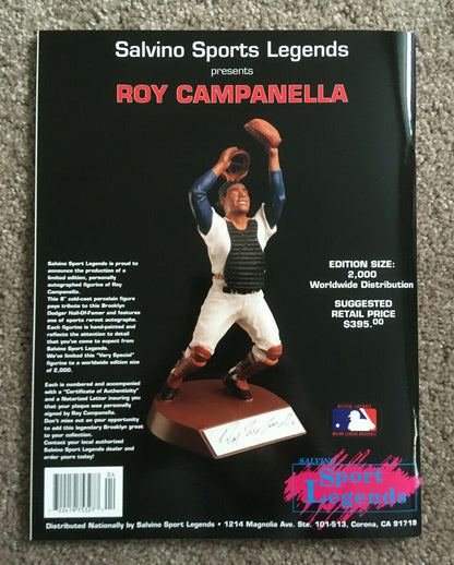 Ernie Banks Cubs HOF Christopher Paluso signed Legends Magazine 2 auto PSA COA