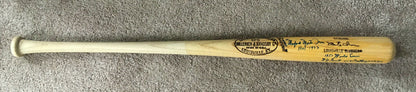 Monte Irvin signed full name Stat Baseball bat HOF 1973 1951 WS Mint Auto PSA