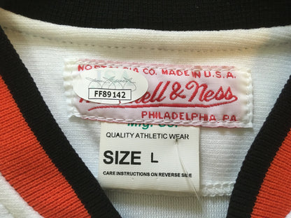Eddie Murray signed 1983 Mitchell & Ness 7 Stat Orioles jersey HOF Auto JSA COA