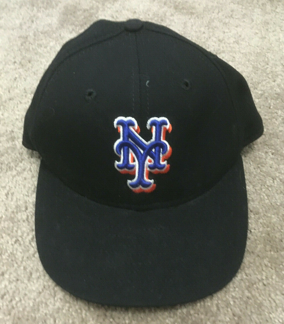 Endy Chavez signed game used 2007 Mets hat Cap autograph Steiner LOA
