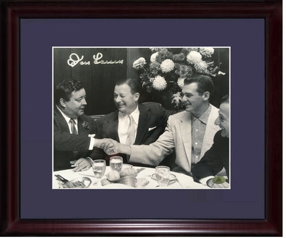 Don Larsen signed 8x10 Jackie Gleason photo framed autograph Holo COA Yankees