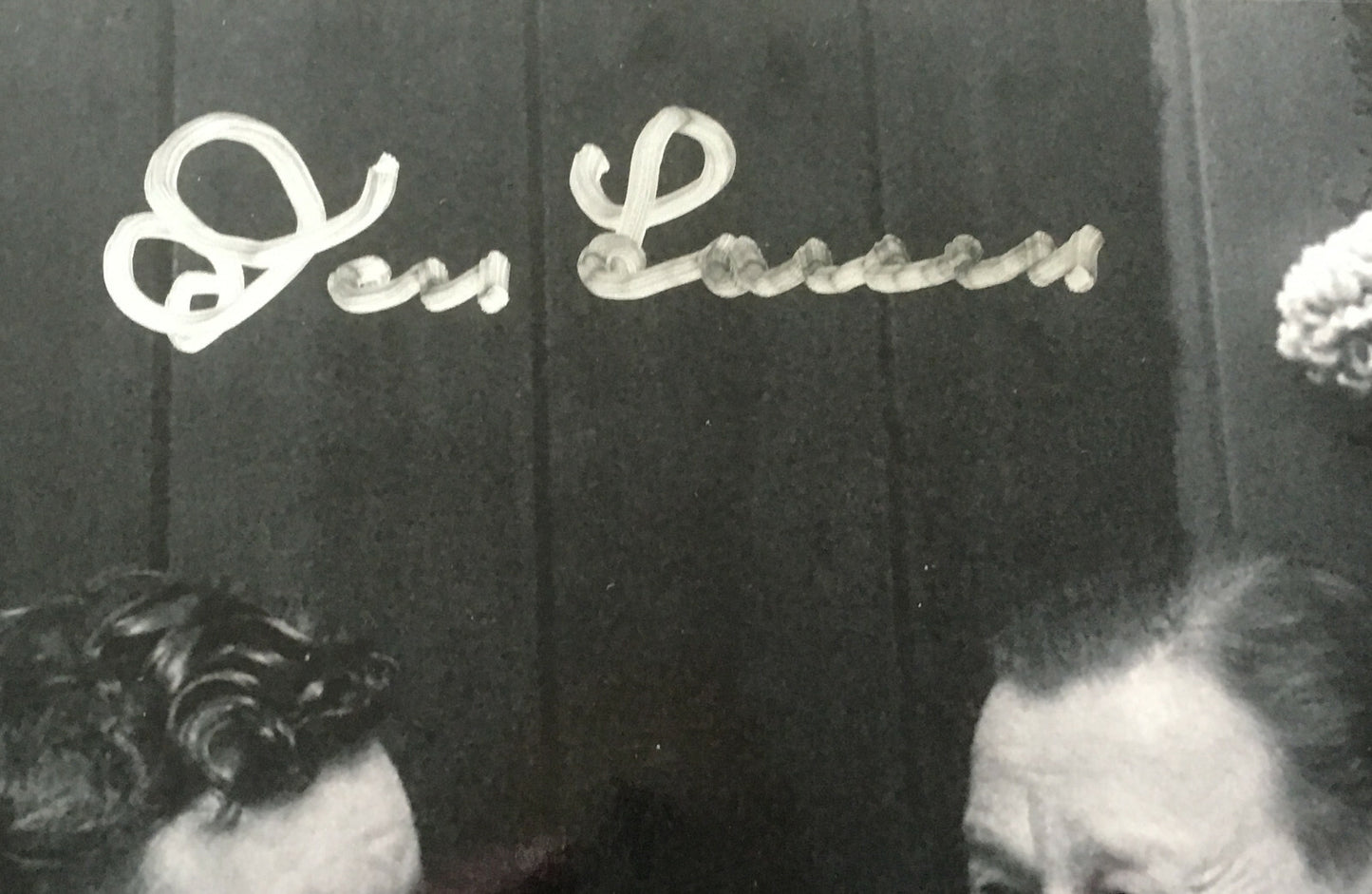 Don Larsen signed 8x10 Jackie Gleason photo framed autograph Holo COA Yankees
