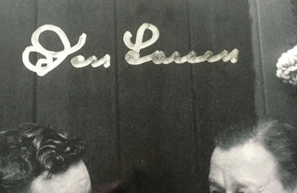 Don Larsen signed 8x10 Jackie Gleason photo framed autograph Holo COA Yankees
