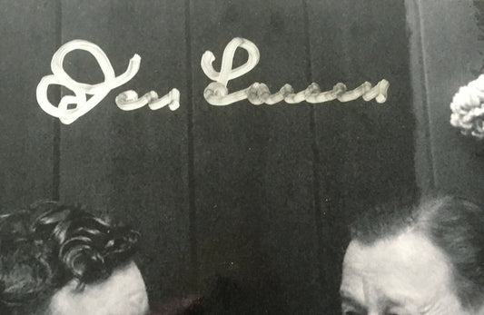Don Larsen signed 8x10 Jackie Gleason photo framed autograph Holo COA Yankees