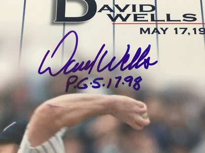 Yankees Perfect game Signed 16x20 Photo 6 Auto Don Larsen Berra framed holo COA