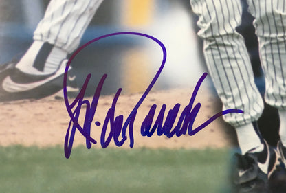 Yankees Perfect game Signed 16x20 Photo 6 Auto Don Larsen Berra framed holo COA