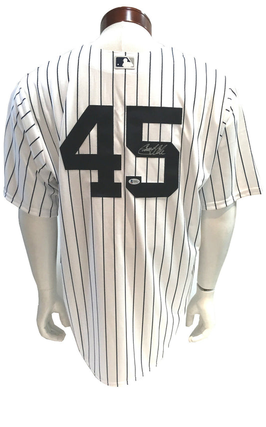 Gerrit Cole Signed Nike Yankees Jersey Mint Autograph Beckett BAS COA