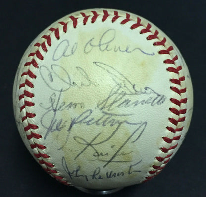 1984 SF Giants signed Official NL Baseball 20 Auto Dusty Baker Al Oliver COA