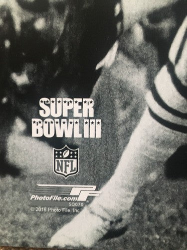 Joe Namath 1969 NY Jets 16x20 Photo Super Bowl 3 HOF Photofile Licensed NFL Holo