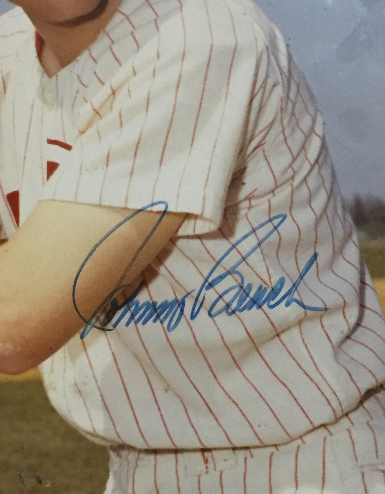 Johnny Bench Reds signed 8x10 photo framed autograph HOF CBM COA
