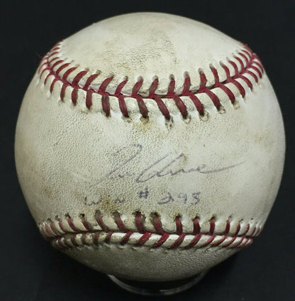Tom Glavine signed game used 298 Win Baseball autograph Mlb PSA Steiner LOA Hof
