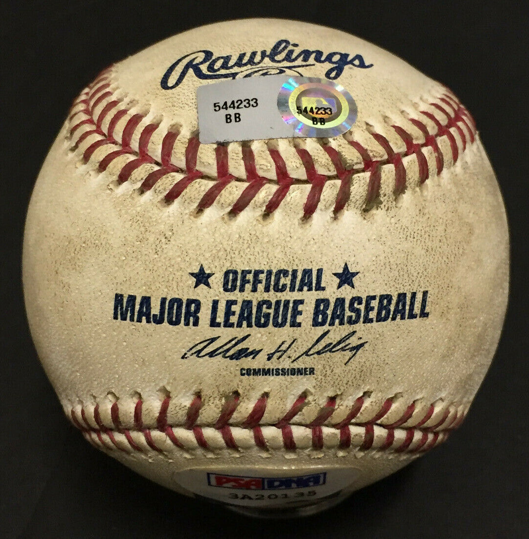Tom Glavine signed game used 298 Win Baseball autograph Mlb PSA Steiner LOA Hof
