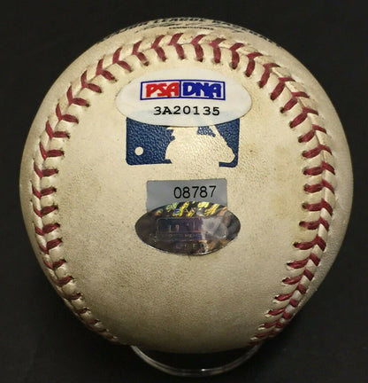 Tom Glavine signed game used 298 Win Baseball autograph Mlb PSA Steiner LOA Hof