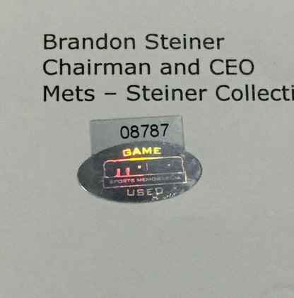 Tom Glavine signed game used 298 Win Baseball autograph Mlb PSA Steiner LOA Hof