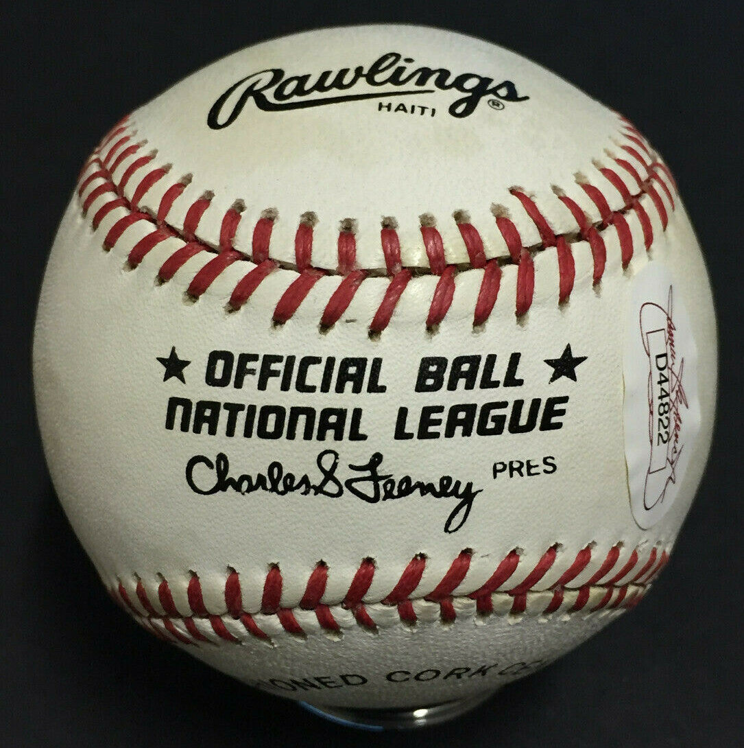 Carl Hubbell NY Giants Signed Official NL Baseball Autograph HOF JSA COA