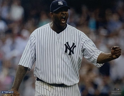 NY Yankees CC Sabathia 8x10 Photo Pump Fist  Licensed MLB Steiner Sports