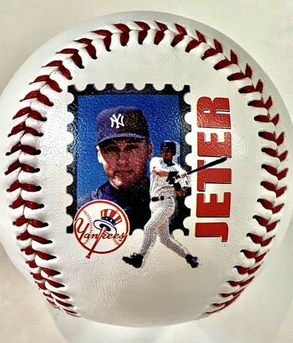 Derek Jeter Rare Commemorative 1999 MLB Fotoball