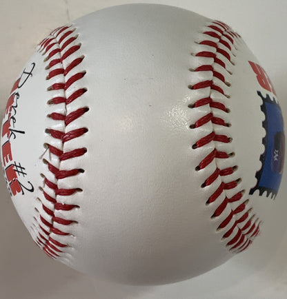 Derek Jeter Rare Commemorative 1999 MLB Fotoball