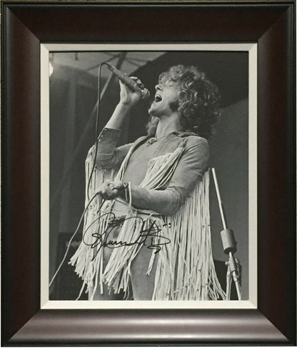 Roger Daltrey The Who signed 11x14 Canvas framed mint Autograph CBM COA