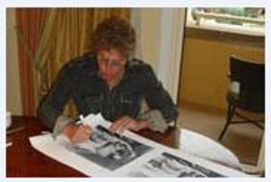 Roger Daltrey The Who signed 11x14 Canvas framed mint Autograph CBM COA