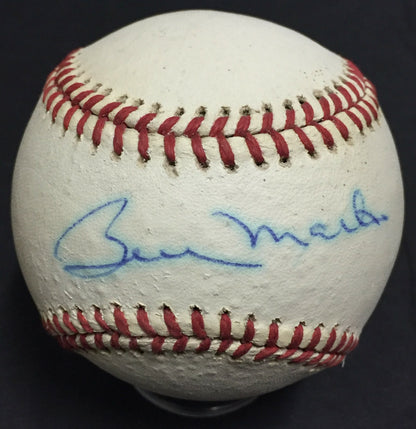 Billy Martin Ny Yankees signed Official AL Baseball Autograph PSA LOA