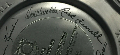 1984 HOF Signed Induction Plate Don Drysdale Pee Wee Reese Killebrew 5 Auto PSA