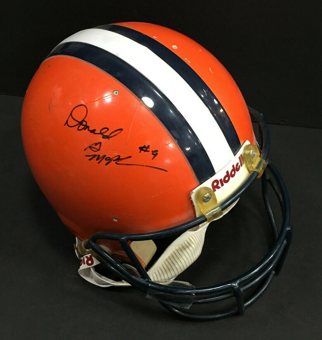 Don McPherson Signed Game Used worn Syracuse Football Helmet Autograph CBM COA