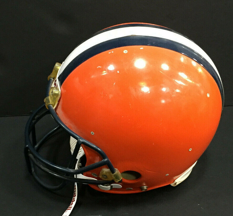 Don McPherson Signed Game Used worn Syracuse Football Helmet Autograph CBM COA