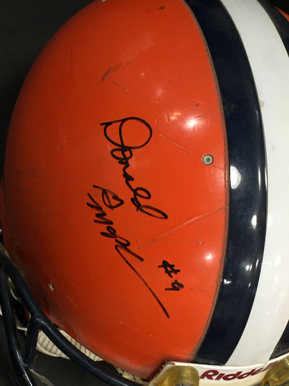 Don McPherson Signed Game Used worn Syracuse Football Helmet Autograph CBM COA