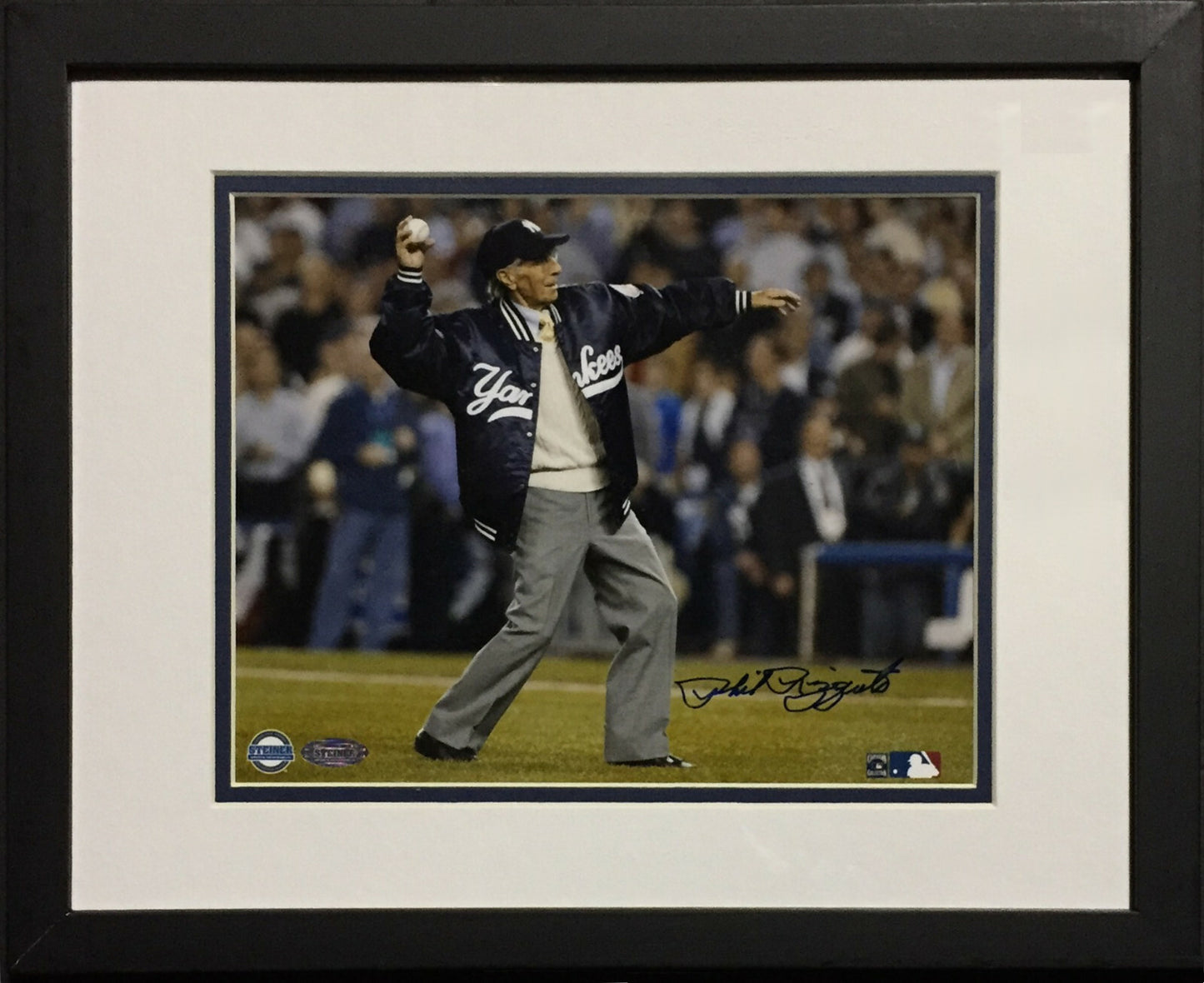 Phil Rizzuto Ny Yankees Signed 8x10 Photo Framed Mint Autograph HOF Steiner COA