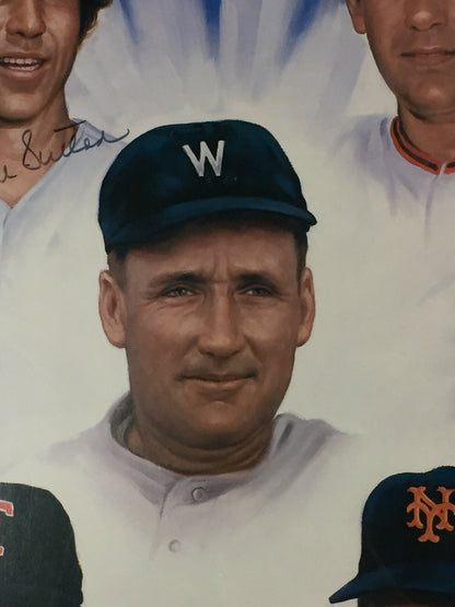 300 Wins 3000 K Signed 6 Auto Doo S Oh litho framed Tom Seaver Ryan COA /100