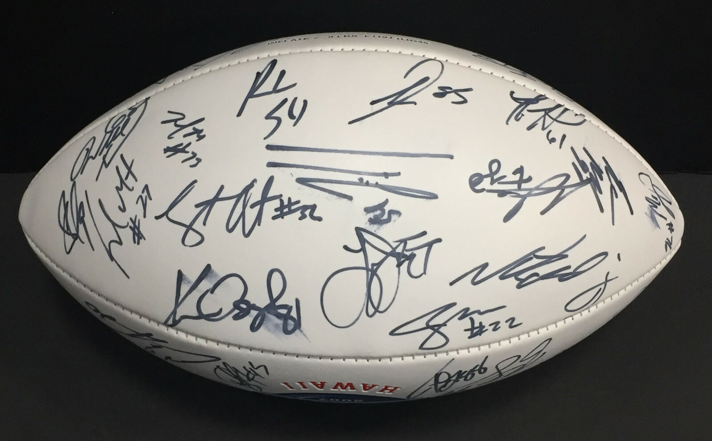 2007 AFC Pro Bowl Team Signed football 36 Auto LaDainian Tomlinson Belichick Jsa