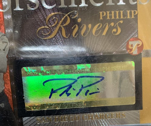 2004 TOPPS PRISTINE GOLD Rookie AUTO PHILIP RIVERS RC UNCIRCULATED SEALED 20/25