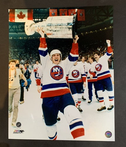 Mike Bossy #22 16x20 Photo File Ny Islanders Stanley Cup Celebration NHL Hof
