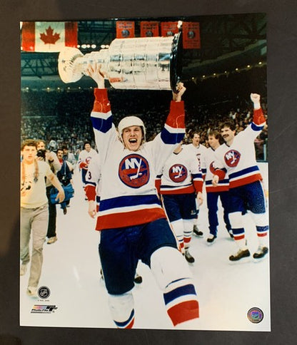 Mike Bossy #22 16x20 Photo File Ny Islanders Stanley Cup Celebration NHL Hof