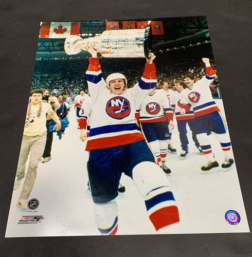 Mike Bossy #22 16x20 Photo File Ny Islanders Stanley Cup Celebration NHL Hof